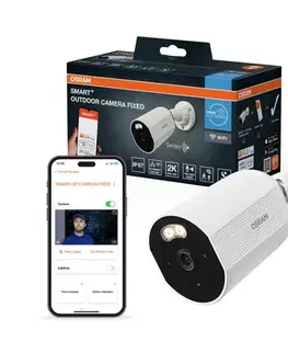 LED osvetlenie Osram - Inteligentná vonkajšia kamera so snímačom 2K SMART+ 230V IP67 Wi-Fi 4058075850538
