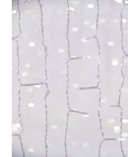 LED osvetlenie Eurolamp LED vonkajší záves CURTAIN 480xLED/8,4W/230V 3x3 m IP44 studená biela 600-11379