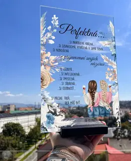 Tabuľky s venovaním (darčeky) Darček k MDŽ pre ženu, mamu, priateľku či kolegyňu