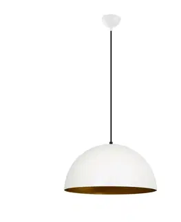 Svietidlá Závesný luster Mini Sivani - MR - 719, biela-zlatá