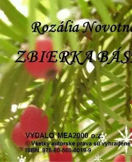 Poézia Zbierka básní - Rozália Novotná