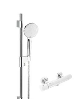 Kúpeľňové batérie Sprchová batéria SAT so sprchovacím setom 150 mm chróm SATBST268SET SATBST268SET
