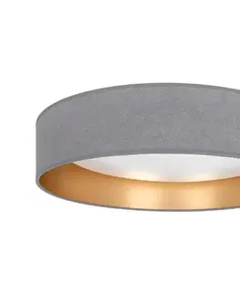 Svietidlá BRILAGI-LED stmievateľné svietidlo VELVET SM, 36 W/230 V, 3000–6000 K, Ø 55 cm, sivá/zlatá WT + DO 8590828056287