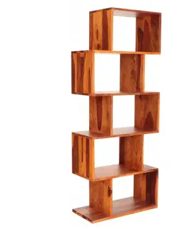 Knižnice Knižnica Rami 60x150x30 indický masív palisander