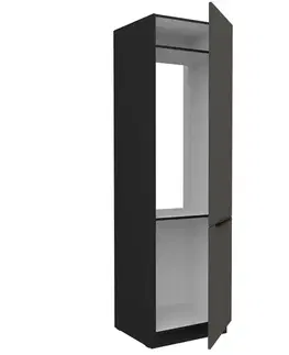 Kuchynské skrinky stojace Kuchynská skrinka Aria-Gr/Bl Anti Fingerprint 60lo-210 2f