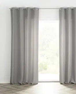 Závesy hotové Záves BASIC s kolieskami 140x280 cm holubičia sivy 1 ks.