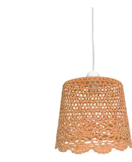 Svietidlá  Luster na lanku NONNA 1xE27/60W/230V oranžová 31-38494