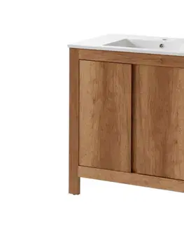 Skrinky do kúpeľne ArtCom Skrinka pod umývadlo CLASSIC Oak 821 | 80 cm