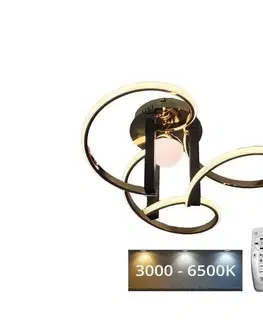Svietidlá  LED Stmievateľný prisadený luster LED/70W/230V 3000-6500K + diaľkové ovládanie J3333/GCH