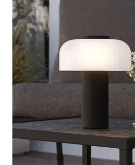 LED osvetlenie Eglo 900984 - LED Stmievateľná vonkajšia lampa PONENTE 2,25W/5V IP44 čierna/biela 900984