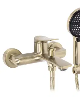 Kúpeľňové batérie REA - Vaňová batéria PREMIUM Vision Brush Gold REA-B6737