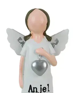 Sošky, figurky - anjeli MAKRO - Soška anjel lásky 15cm