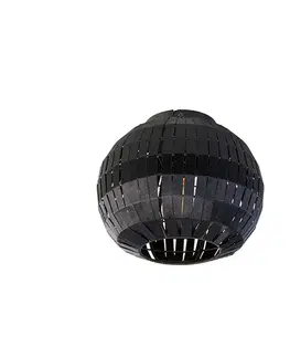 Stropné osvetlenie Moderné stropné svietidlo čierne 26 cm - Zoë