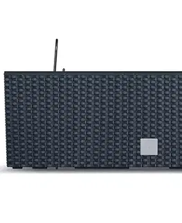 Kvetináče a truhlíky NABBI DRC600W plastový balkónový kvetináč 58 cm antracit