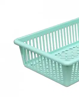 Košíky úložné PETRA PLAST - Košík Handy veľký 28,5x11x40cm, rôzne farby, umelá hmota