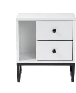Konferenčné stolíky Nočný stolík Glimmer White