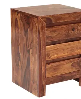 Spálňa Nočný stolík 45x60x40 Gani z indického masívu palisander