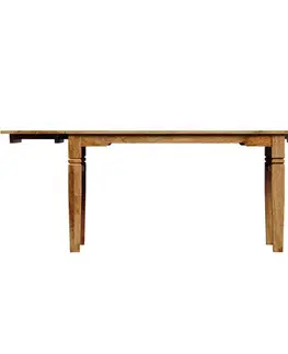 Jedálenské stoly Rozkladací stôl Guru 140/220x90 z mangového dreva