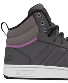 Obuv jesenná a zimná Adidas Hoops 3.0 Mid WTR W Veľkosť: 40 2/3 EUR