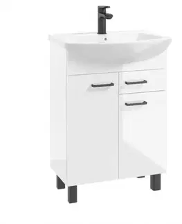 Nábytok do kúpeľne Kúpeľňová zostava NOVELTY D50 biela