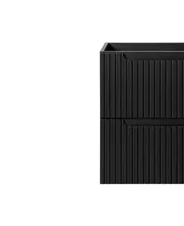 Skrinky do kúpeľne ArtCom Skrinka pod umývadlo NOVA Black 82-60-2S | 60 cm