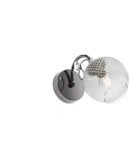 Svietidlá Redo 02-969 - Nástenná lampa ASPERA 1xE14/28W/230V čierna 02-969