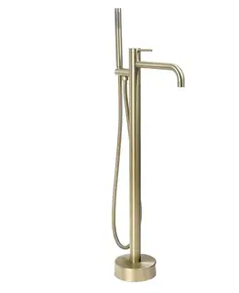 Kúpeľňové batérie REA - Voľne stojaca batéria Clif Brush Gold REA-B7502