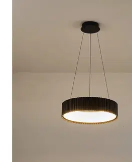 Svietidlá Eurolamp LED Luster na lanku LED/30W/230V 3000K čierna 144-18051