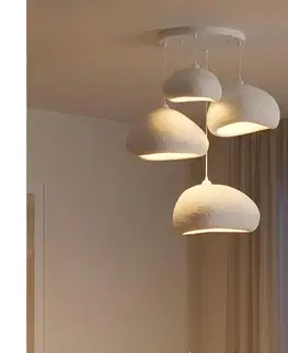 Svietidlá BRILAGI - Závesné svietidlo WABI SABI na lanku 4xE27/40W/230V pr. 95 cm biela 118OPV1105