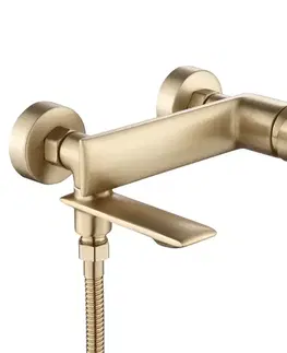 Kúpeľňové batérie REA - Vaňová nástenná batéria Veneta Brush Gold REA-B3008