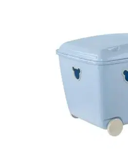Úložné boxy Kinekus Plastový box 55l detský medveď, 530x400x400mm mix farieb