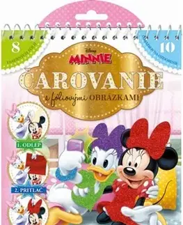 Nalepovačky, vystrihovačky, skladačky Čarovanie s fóliovými obrázkami - Minnie