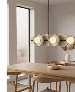Svietidlá EMIBIG Závesný luster na lanku MODEL 6xG9/8W/230V béžová 1488/6