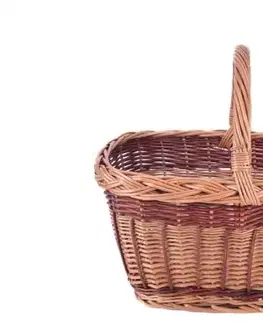 Nákupné tašky a košíky Kinekus Košík prútený, obdĺžnik, 40x32x23cm