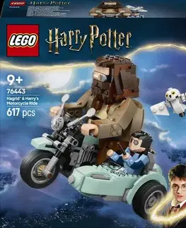 Stavebnice LEGO® - Harry Potter - Hagrid a Harry na motorke