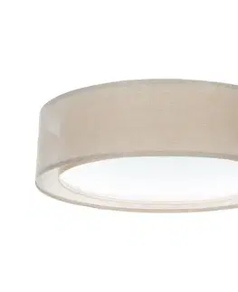 Svietidlá  Stropné svietidlo PURO 2xE27/40W/230V priemer 50 cm béžové 090-061-008-50