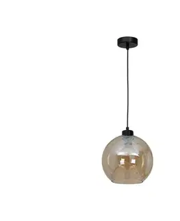 Svietidlá  Luster na lanku SOFIA 1xE27/60W/230V hnedá MLP6578