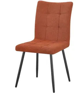 Čalúnené stoličky Stolička Lenka 12333 škoricová