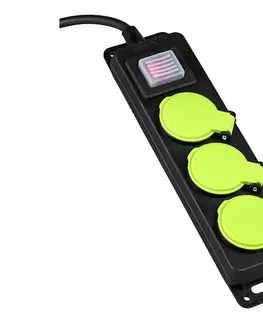 Predlžovacie káble Vayox Predlžovací kábel s vypínačom, 3 zásuvky, 3 m, IP44 BX15300