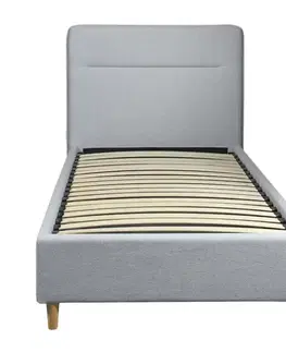 Jednolôžkové postele Posteľ Cesana 90x200 BED23-09 sivý