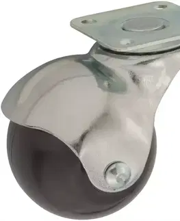 Príslušenstvo k nábytku Nábytkové koliesko guľové  50 mm / 45 kg, doska otočná