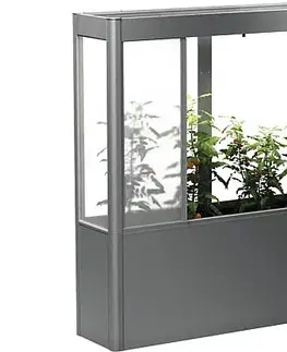 Truhlíky Biohort Skleník BIOHORT Florentina 201,6 x 54,7 x 213,4 cm (šedý kremeň metalíza)