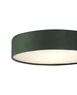 Svietidlá Searchlight 23298-3GR - Stropné svietidlo DRUM 3xE27/60W/230V, zelené 23298-3GR