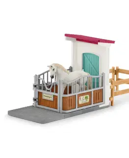 Drevené hračky Schleich 42569 Prístavba k stajni pre kone