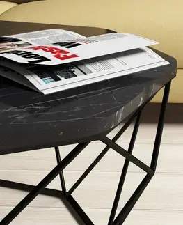 Konferenčné stolíky Konferenčný stolík Diamond Black Marble