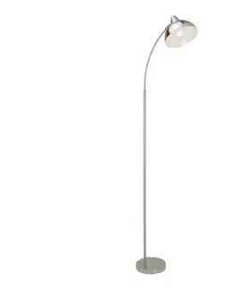 Lampy Rabalux 5241 - Stojacia lampa DARON 1xE27/40W/230V matný chróm 5241