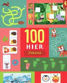 Pre deti a mládež - ostatné 100 hier Zvieratá 4+