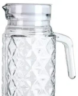 Džbány MAKRO - Džbán sklenený 1000ml, 7,5x24cm