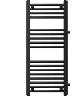 Radiátory do kúpeľne MEXEN - Ares vykurovací rebrík/radiátor 900 x 400 mm, 312 W, čierna W102-0900-400-00-70-S