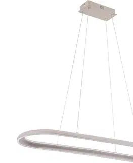 Svietidlá  LED luster na lanku CASHMERE LED/80W/230V 30x100 cm béžový 338037